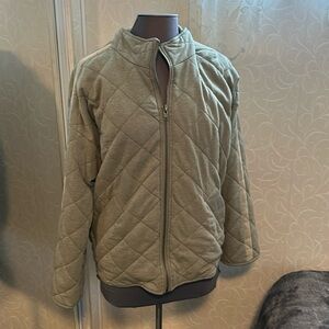 Women’s Bagatelle collection green quilted jacket size Med
